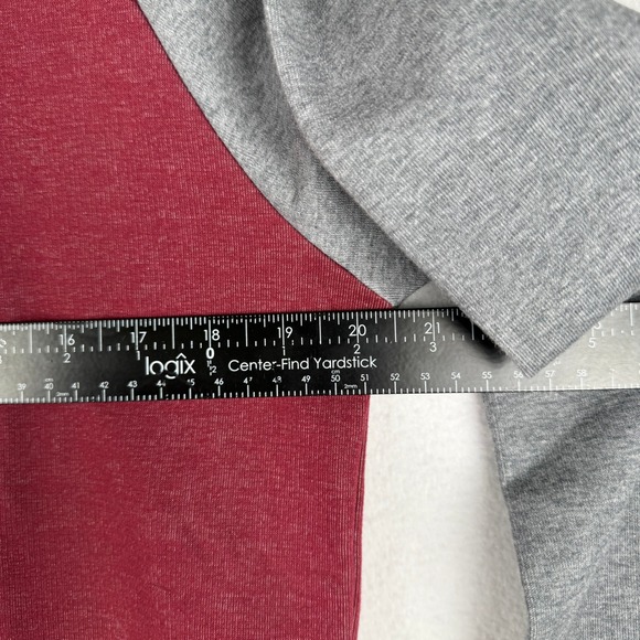 NEW Michael‎ Kors Sweater Mens Small Merlot Colorblock Crewneck Pullover - Picture 6 of 9